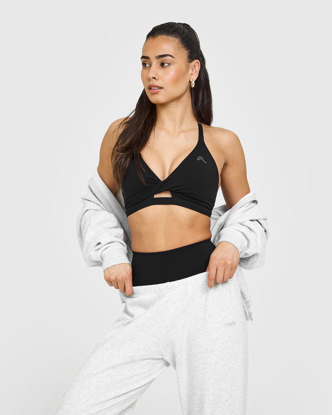 Unified Twist Sports Bra | Black