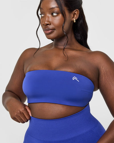 Unified Micro Bandeau Bralette | Space Blue