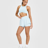 Unified Double Layer Shorts 5" | Cloud Blue