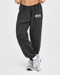 Lightweight Jogger With Athletic Graphic | Soft Black