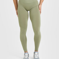 Effortless Seamless Leggings | Deep Sage Green