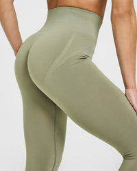 Effortless Seamless Leggings | Deep Sage Green