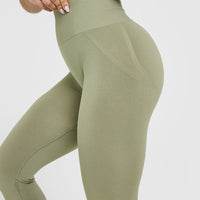 Effortless Seamless Leggings | Deep Sage Green