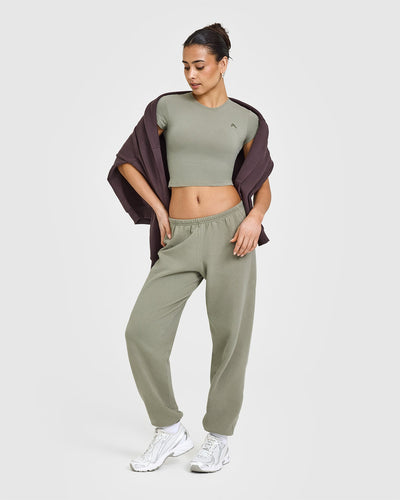Mid Weight Jogger | Soft Sage Green