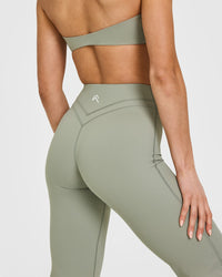 Unified Wrap Flared Bottoms | Soft Sage Green