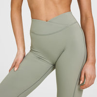Unified Wrap Flared Bottoms | Soft Sage Green