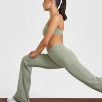 Unified Wrap Flared Bottoms | Soft Sage Green