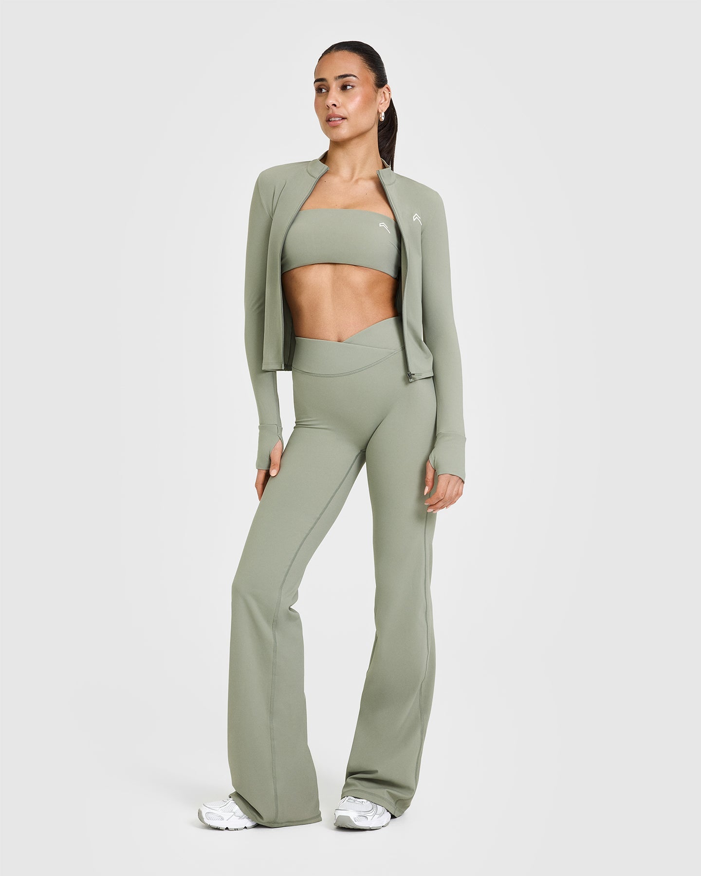 Unified Micro Bandeau Bralette | Soft Sage Green