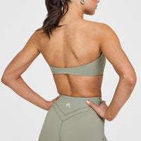 Unified Micro Bandeau Bralette | Soft Sage Green