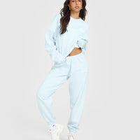 Lightweight Sweatshirt With Graphic | Cloud Blue