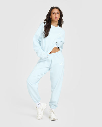 Lightweight Sweatshirt With Graphic | Cloud Blue