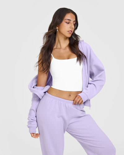 Mid Weight Jogger | Lavender Purple