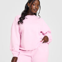 Lightweight Sweatshirt with Oner Logo | Washed Chalk Pink