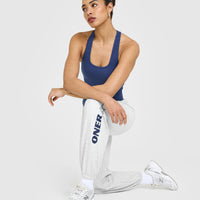 Mellowâ„¢ Rib Scoop Neck Vest with Built in Bra Shelf | Shadow Blue