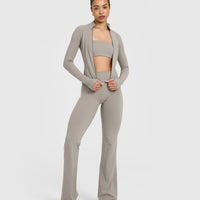 SoftMotion™ Jacket with White Logo | Warm Sand