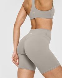 SoftMotion™ Cycling Shorts 8" | Warm Sand