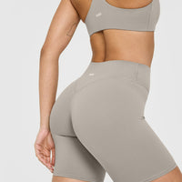 SoftMotion™ Cycling Shorts 8" | Warm Sand