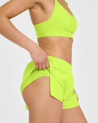 AirMove⢠Lined Shorts 3" | Charged Lime Green