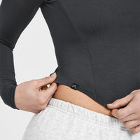 Mellow™ Soft Mid Long Sleeve Top | Coal