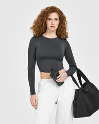 Mellow™ Soft Mid Long Sleeve Top | Coal