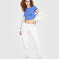 Mellow™ Soft Mid Short Sleeve T-Shirt | Glaucous Blue