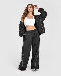 Mellow™ Rib Square Neck Bra | White