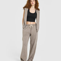 Cotton Fitted Mid Vest | Black