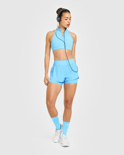 Unified Double Layer Shorts 5" | Arctic Blue