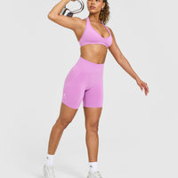 Effortless Seamless Shorts | Orchid Purple
