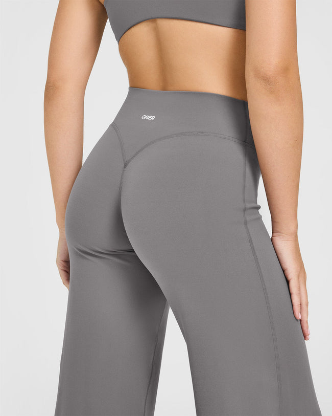 SoftMotion™ Straight Leg Bottoms | Ash Grey