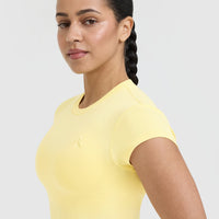 Cotton Icon Baby T-Shirt | Sherbert Yellow