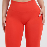 Effortless Seamless Leggings | Charged Orange