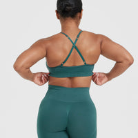 Effortless Strappy Bralette | Marine Teal
