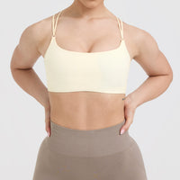 Everyday Cross Over Bralette | Off White