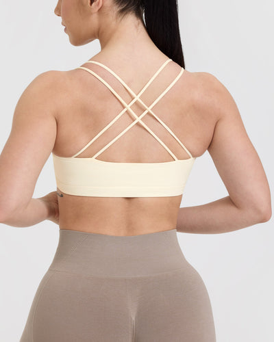 Everyday Cross Over Bralette | Off White