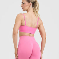 Everyday Bandeau Bralette | Peony Pink