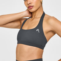 EasyLift™ Halter Bralette | Coal