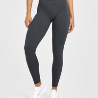 Unified High Waisted Leggings | Coal