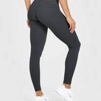 Unified High Waisted Leggings | Coal