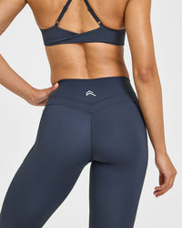 Unified High Waisted Pocket Leggings | True Blue