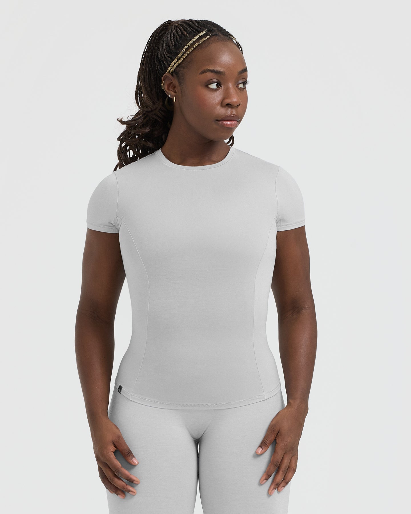 Mellow™ Soft Short Sleeve T-Shirt | Light Grey
