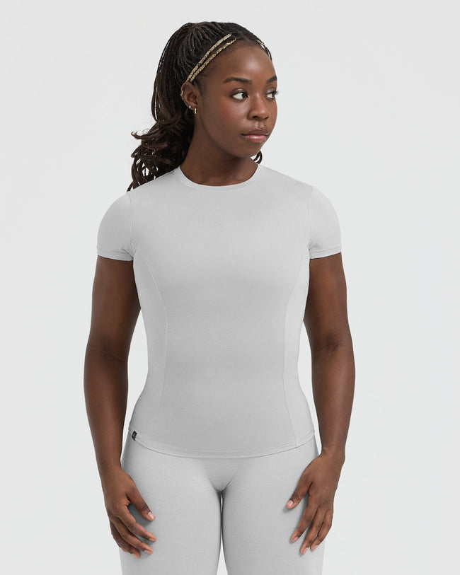 Mellow™ Soft Short Sleeve T-Shirt | Light Grey