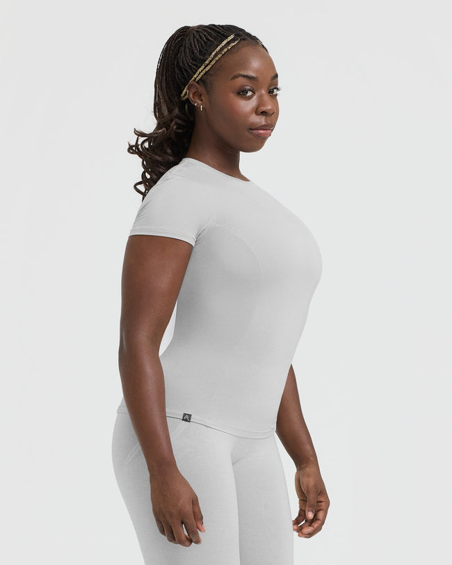 Mellow™ Soft Short Sleeve T-Shirt | Light Grey