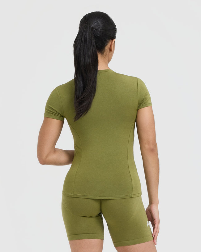 Mellowâ„¢ Soft Short Sleeve T-Shirt | Olive Green