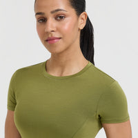 Mellowâ„¢ Soft Short Sleeve T-Shirt | Olive Green