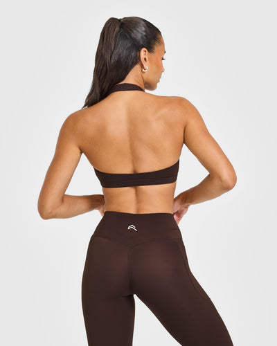 EasyLift™ Halter Bralette | 70% Cocoa