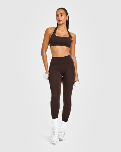 EasyLift™ Halter Bralette | 70% Cocoa