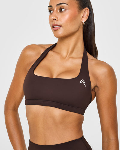 EasyLift™ Halter Bralette | 70% Cocoa