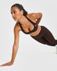 EasyLift™ Halter Bralette | 70% Cocoa