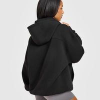Foundations Oversized Hoodie | Black